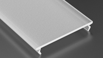 LUMINES Klosz do profilu LED WIDE PMMA FROST mleczny 3 m