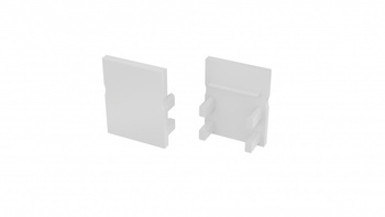 Zaślepka ALU LUMINES Slimo biała lakierowana