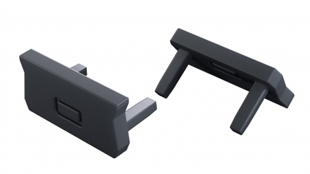 Zaślepka do profilu LUMINES atom Rock Anthracite 2w1 12-1549-01