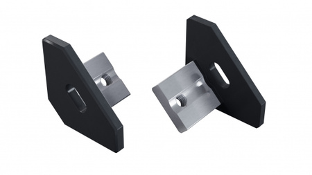 LUMINES Zaślepka ALU ajar Rock Anthracite lakierowana z otworem 12-1509-10