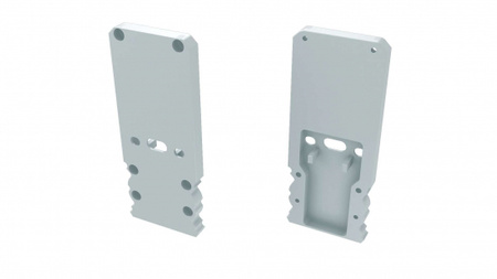 Zaślepka ALU do profilu LED LUMINES TALIA M2+TALIA biała z otworem