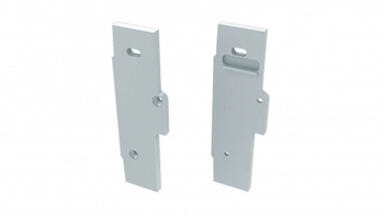 Zaślepka ALU do profilu LED LUMINES TIANO biała lewa prosta z otworem