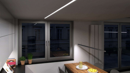 LUMINES Profil LED typ inTalia srebrny anodowany 2,02 m 10-0234-20