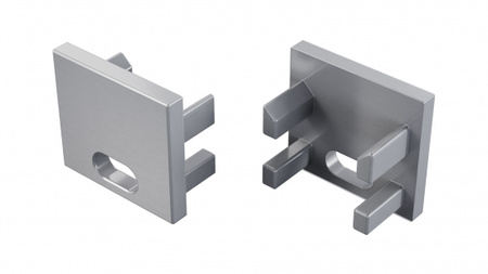 Zaślepka ALU LUMINES CANTO/VIGO surowa z otworem 12-1690-10