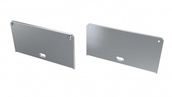 Zaślepka ALU do profilu LED LUMINES LARGO M2 srebrna z otworem