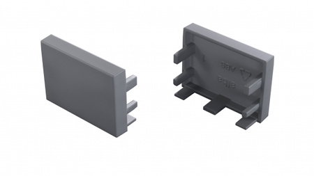 Zaślepka do profilu LUMINES alba szara 12-1534-01