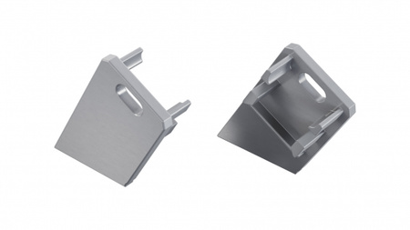 Zaślepka ALU LUMINES Sono surowa lewa z otworem 12-1320-10