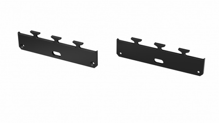 Zaślepka ALU do profilu LED LUMINES LARGO M1 czarna lakierowana z otworem