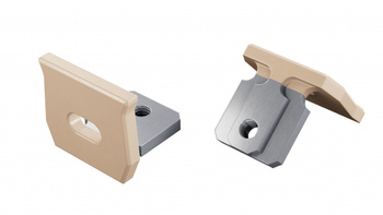 Zaślepka ALU LUMINES axel Light Ivory lakierowana z otworem 12-1518-10