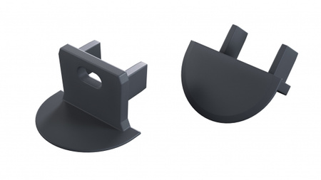 Zaślepka do profilu LUMINES axin Rock Anthracite z o. 12-1559-00