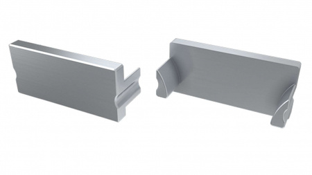 LUMINES Zaślepka ALU do profilu LED TERRA srebrna