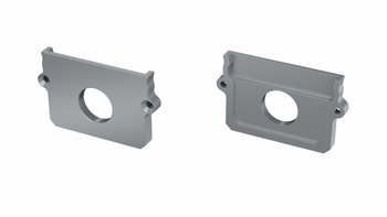 Zaślepka ALU LUMINES Strada M1 srebrna anodowana z otworem