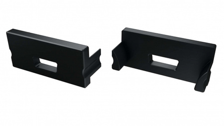 LUMINES Zaślepka do profilu LED TERRA czarna z otworem