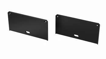 LUMINES Zaślepka ALU do profilu LED LARGO M2 czarna lakierowana z otworem