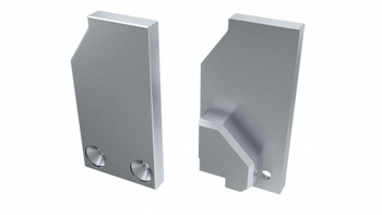 LUMINES Zaślepka ALU do profilu LED I6 6mm srebrna prawa