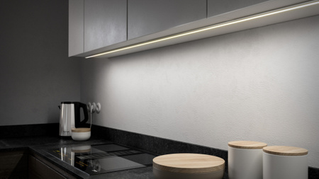 Profil LED LUMINES typ A surowy 2,02 m  10-0010-20