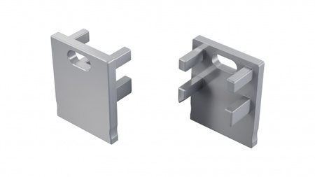 Zaślepka ALU LUMINES Bruno surowa z otworem 12-1670-10