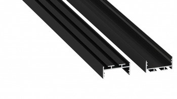 Profil LED LUMINES typ aria czarny anodowany 1 m 10-1422-10