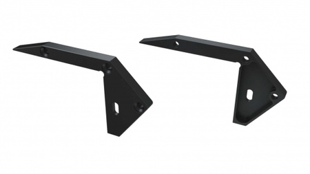 LUMINES Zaślepka ALU do profilu LED SCALA czarna prawa z otworem