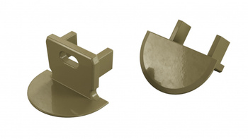 Zaślepka ALU LUMINES axin Reed Green lakierowana z otworem 12-1556-10