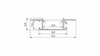 Profil LED LUMINES typ Zati srebrny anodowany 2,02 m  10-0594-20