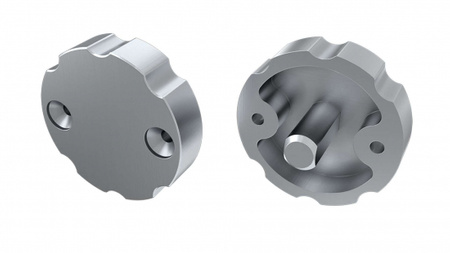 LUMINES Zaślepka ALU do profilu LED COSMO srebrna regulacyjna