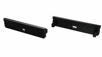 LUMINES Zaślepka ALU do profilu LED SOLIS czarna z otworem