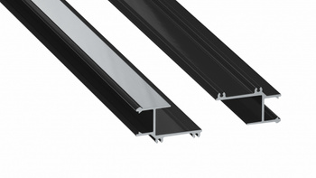 LUMINES Profil typ APA16 czarny lakierowany 3 m  10-0325-30