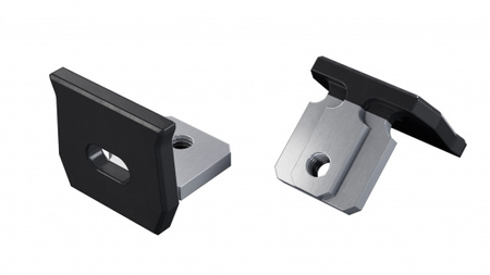 Zaślepka ALU LUMINES axel czarna lakierowana z otworem 12-1512-20