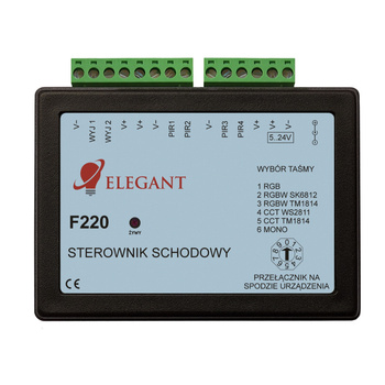 Sterownik schodowy F220 uniwersalny - obsługuje półpiętra