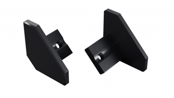 LUMINES Zaślepka ALU ajar czarna anodowana 12-1502-11