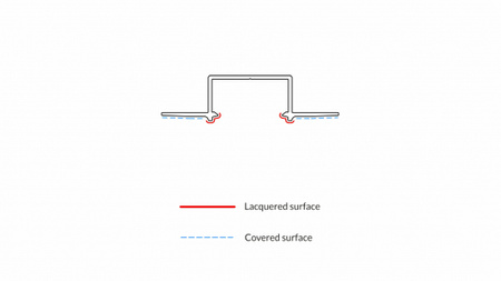 Profil LED LUMINES typ Hiro czarny lakierowany 3 m 10-0845-30
