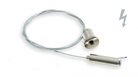 ZAWIESIE PRZEWODZĄCE - KOMPLET 1500mm, 0,5 mm2