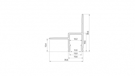 LUMINES Profil typ Bruno srebrny anodowany 3 m 10-1534-30