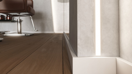 LUMINES Profil LED GAUDI do płyt G-K i elewacji z siatką 2,02 m 10-0980-20