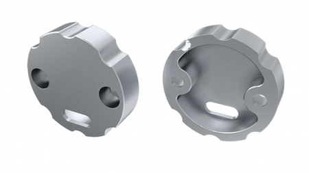 LUMINES Zaślepka ALU do profilu LED COSMO srebrna z otworem