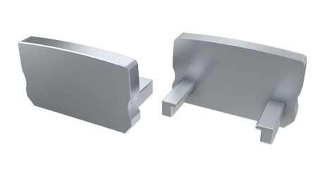 LUMINES Zaślepka do profilu LED D HIGH szara