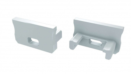 LUMINES Zaślepka do profilu LED A biała z otworem