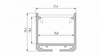 Profil LED LUMINES typ Dileda srebrny anodowany 2,02 m  10-0184-20