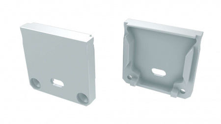 Zaślepka ALU do profilu LED LUMINES DILEDA biała z otworem