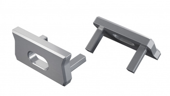 Zaślepka ALU LUMINES atom surowa z otworem 12-1540-10