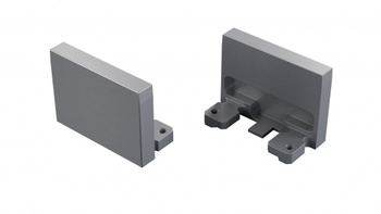 LUMINES Zaślepka ALU alba srebrna anodowana 12-1535-11