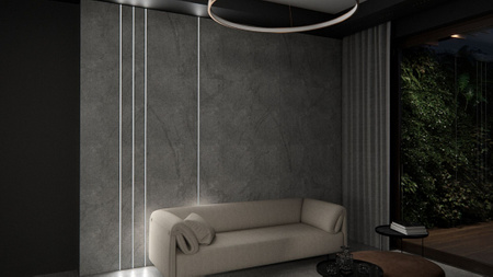 Klosz do profilu LED LUMINES BASIC V2 PMMA czarny 2,02 m