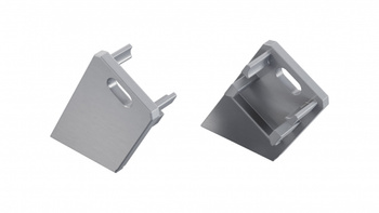 Zaślepka ALU LUMINES Sono surowa lewa z otworem 12-1320-10