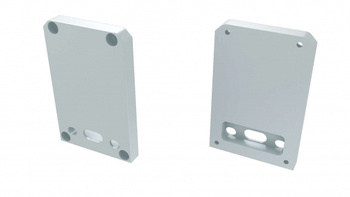 LUMINES Zaślepka ALU do profilu LED TALIA M2 biała z otworem