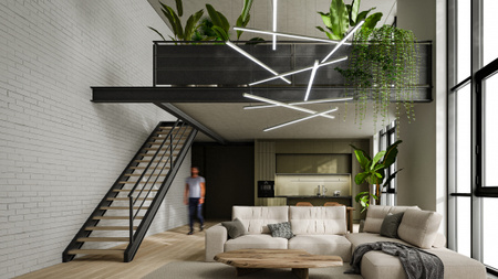 Profil LED LUMINES typ alba czarny anodowany 1 m 10-1402-10