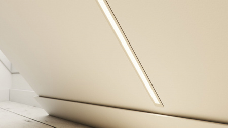 LUMINES Profil LED typ U surowy 2,02 m 10-1060-20