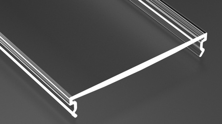 LUMINES Klosz do profilu LED midi Fractal PC clear 3 m. 11-3403-30