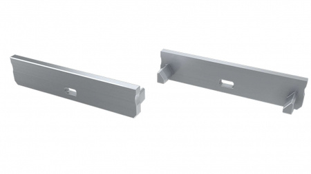 LUMINES Zaślepka do profilu SOLIS srebrna lakierowana z otworem  12-0135-00