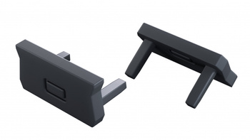 Zaślepka do profilu LUMINES atom Rock Anthracite 2w1 12-1549-01